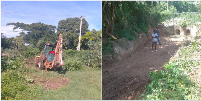 Limpieza de Cuneta Jacagua Arriba